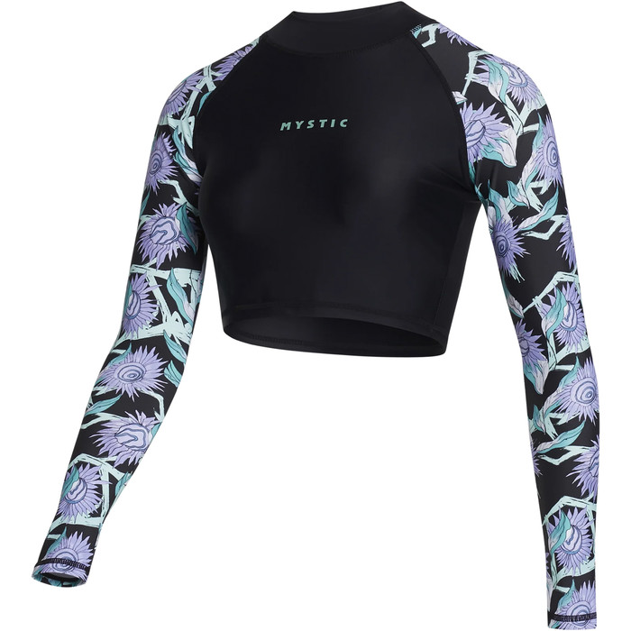 【BILLABONG】 square neckline crop long sleeve rash guard Island Time Long Sleeve Crop Rashguard | Billabong US